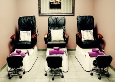 Pedicure massage chairs